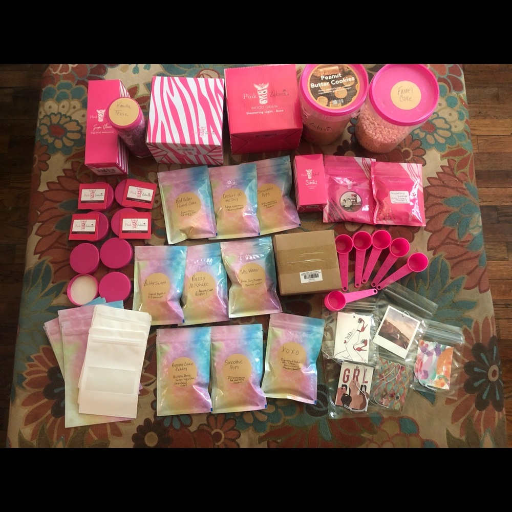 Pink Zebra Sprinkles (Lot)